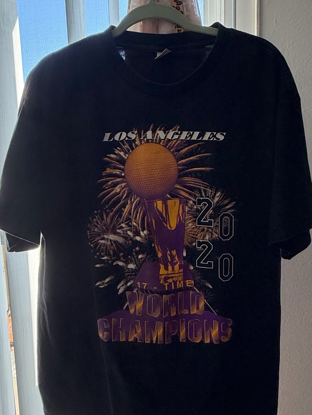 PRELOVED: Undefeated Los Angeles Lakers NBA 2020 World Champions t-shirt sz XL